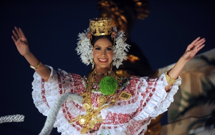 Rio carnival parade girls 2013, Rio de Janeiro, Brazil