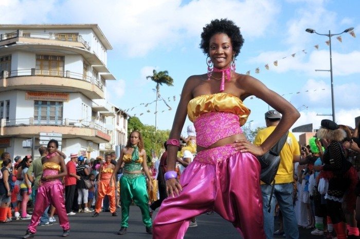 Rio carnival parade girls 2013, Rio de Janeiro, Brazil