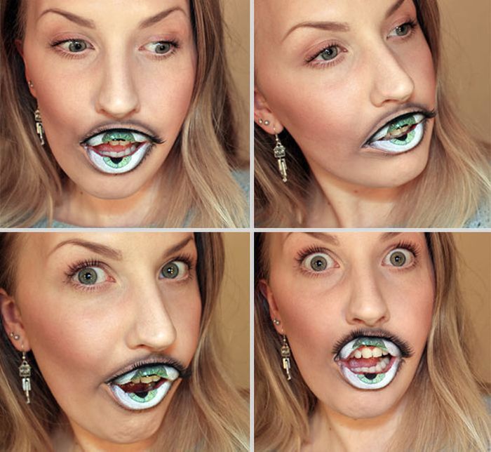 Lip makeup by Sandra Holmbom