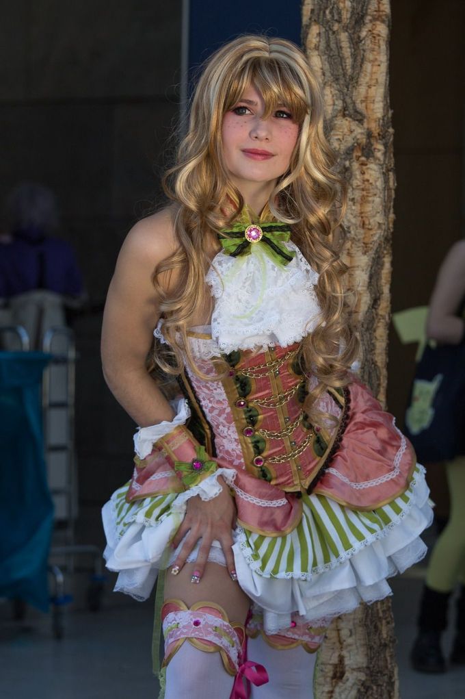 Cosplay girls, Leipzig Book Fair 2013, Leipzig, Saxony, Germany