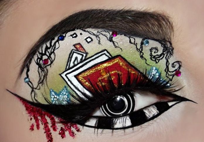 eye makeup detail