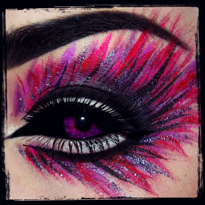 eye makeup detail