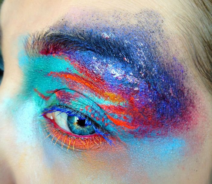 eye makeup detail