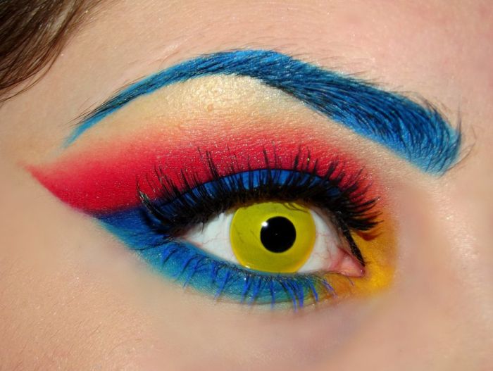 eye makeup detail