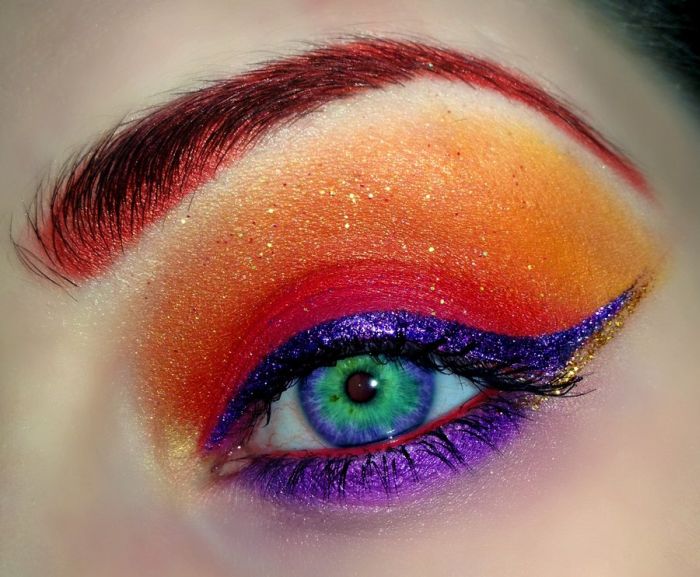 eye makeup detail