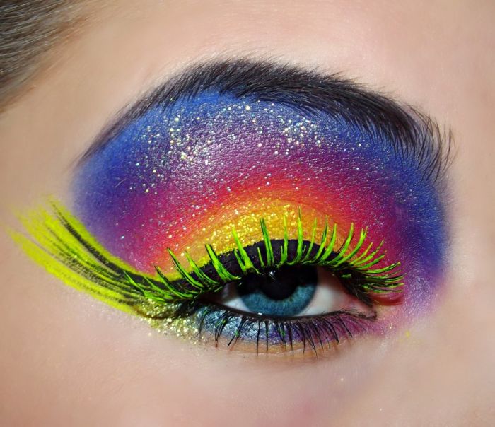 eye makeup detail