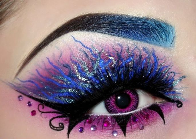 eye makeup detail