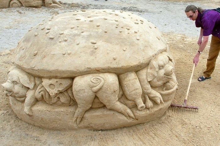 sand sculpture