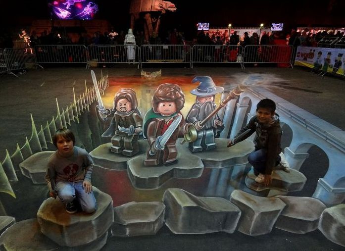 3D street art