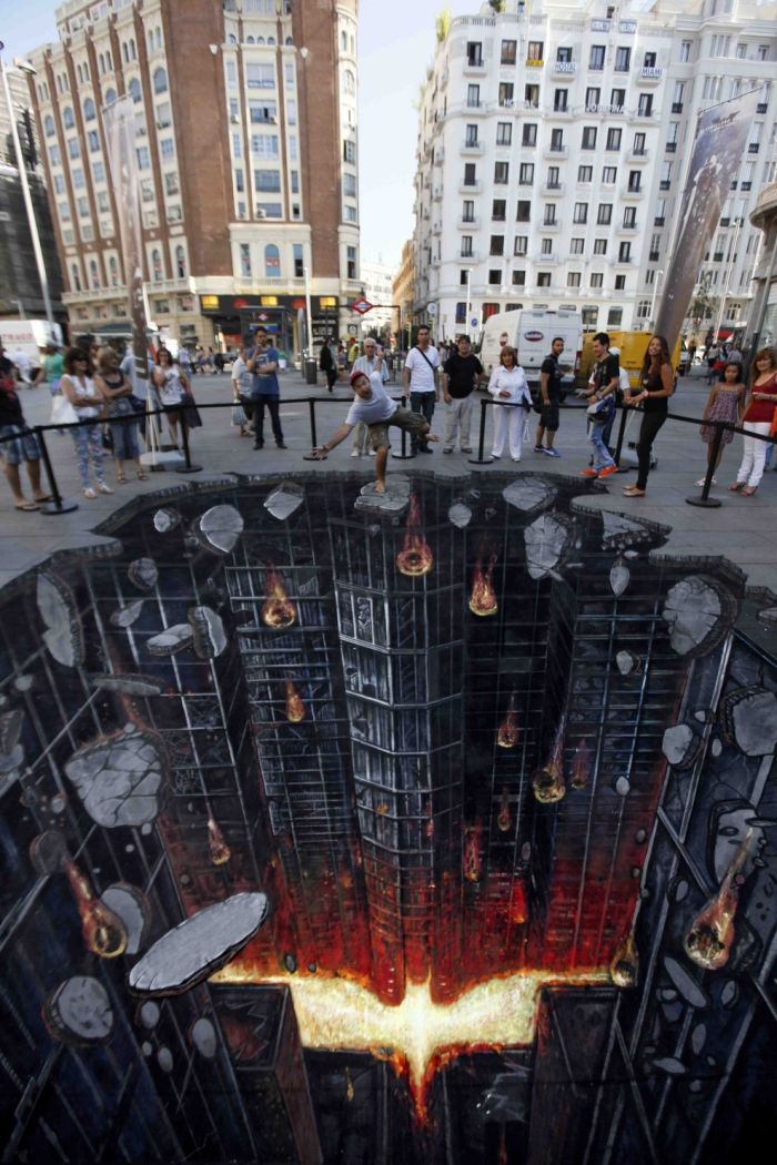 3D street art