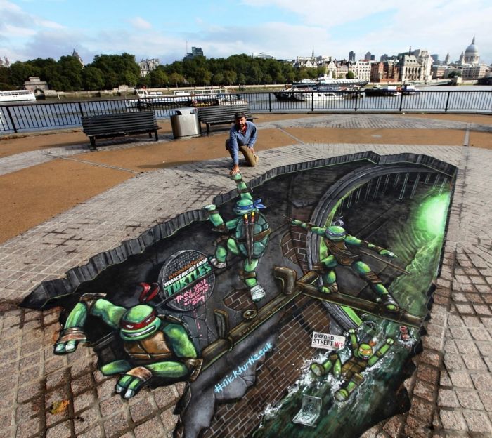 3D street art