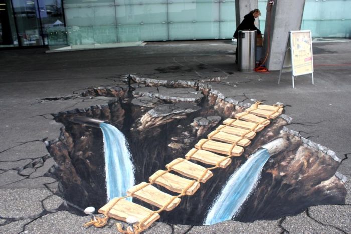 3D street art