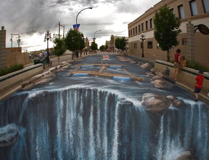 3D street art