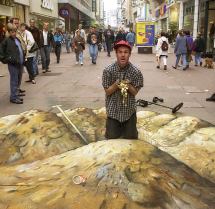 3D street art