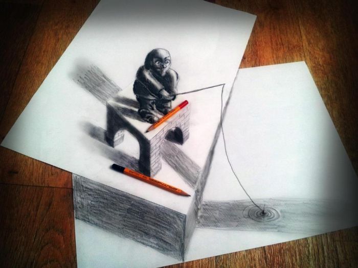 3D drawings by Ramon Bruin