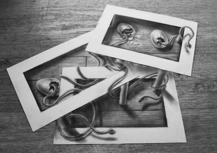 3D drawings by Ramon Bruin