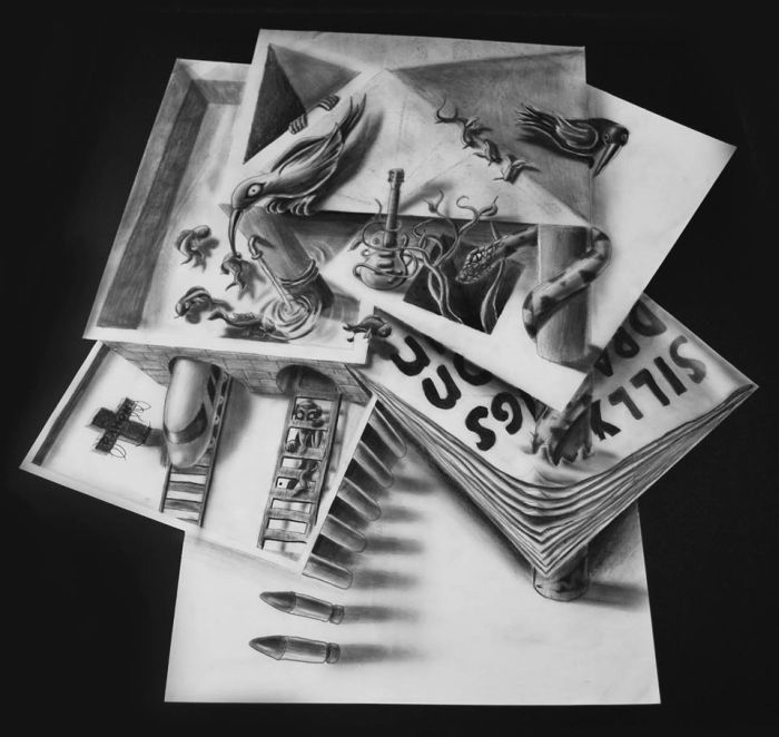 3D drawings by Ramon Bruin