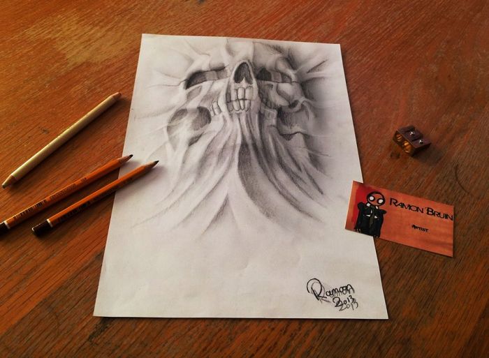 3D drawings by Ramon Bruin