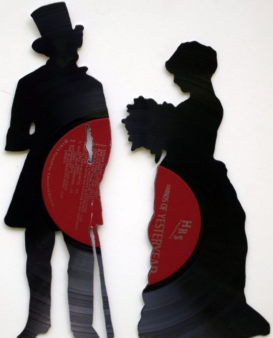 vinyl records art