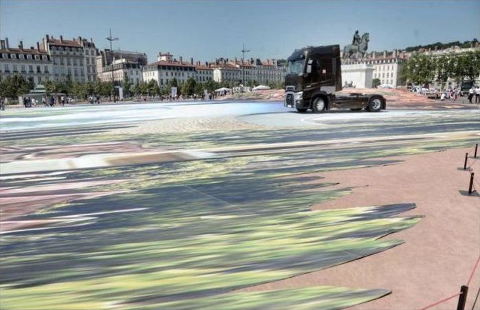 3D street art by François Abélanet, Lyon, France