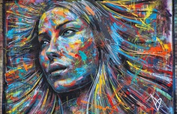 Spray painting by David Walker