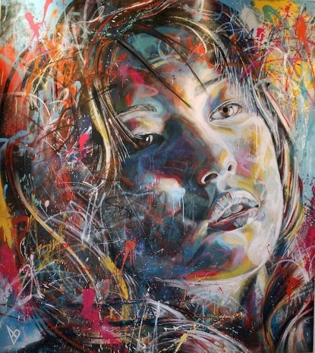 Spray painting by David Walker