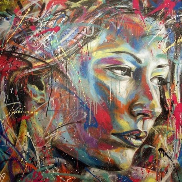 Spray painting by David Walker