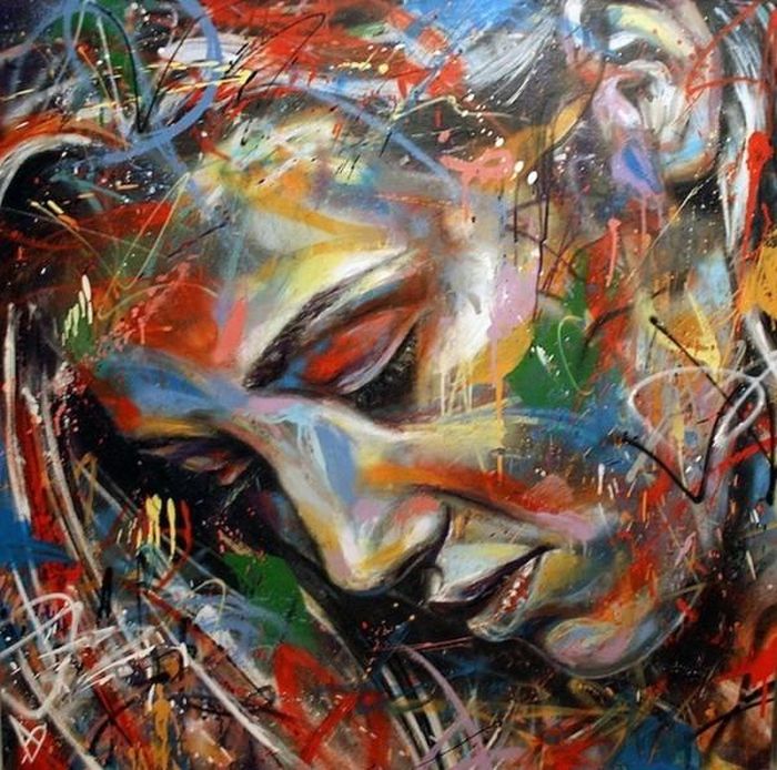 Spray painting by David Walker