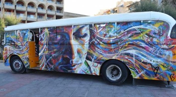 Spray painting by David Walker