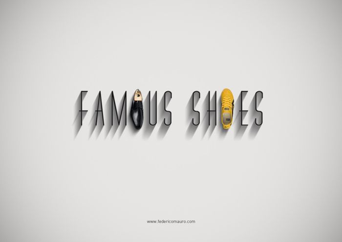 Famous shoes project by Federico Mauro