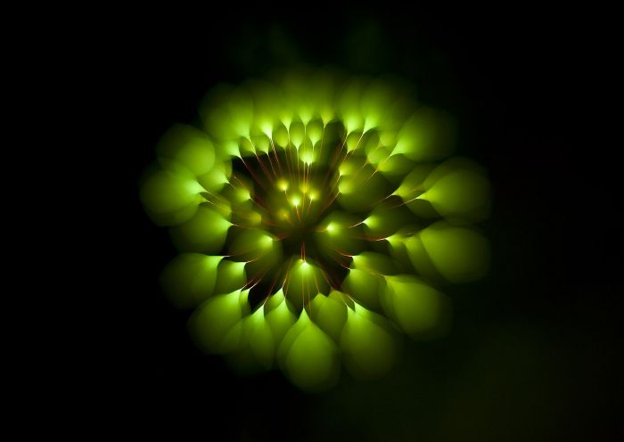 Long exposure fireworks by David Johnson