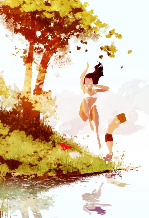 Illustration moments by Pascal Campion