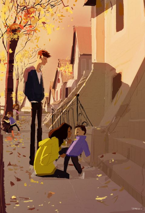 Illustration moments by Pascal Campion