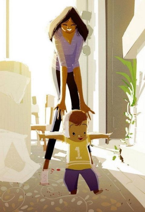 Illustration moments by Pascal Campion