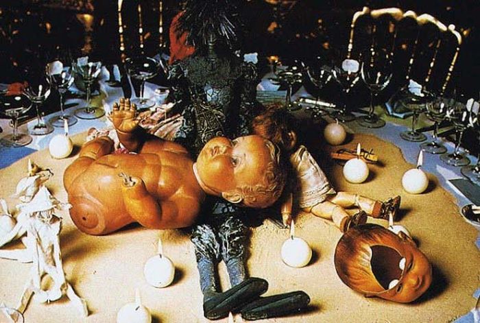 Surrealist Ball at Ferrières, 1972, Château de Ferrières, France