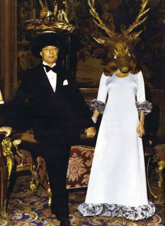 Surrealist Ball at Ferrières, 1972, Château de Ferrières, France