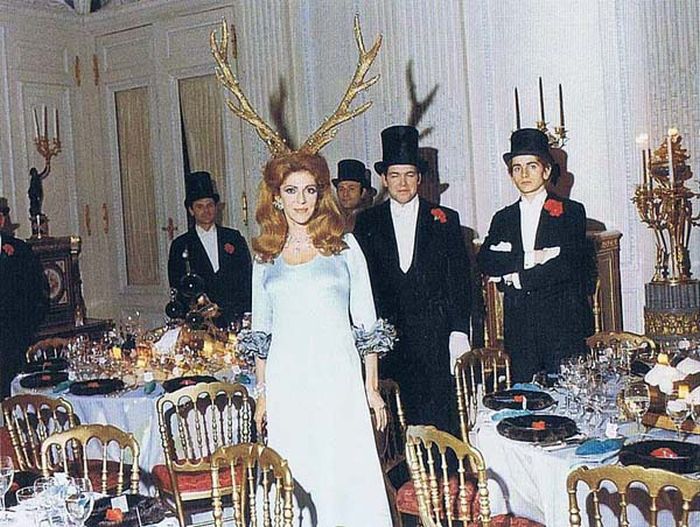 Surrealist Ball at Ferrières, 1972, Château de Ferrières, France