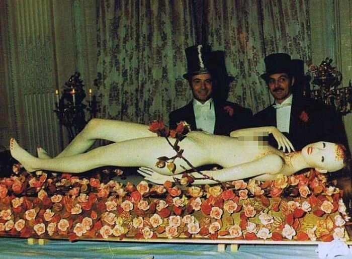 Surrealist Ball at Ferrières, 1972, Château de Ferrières, France