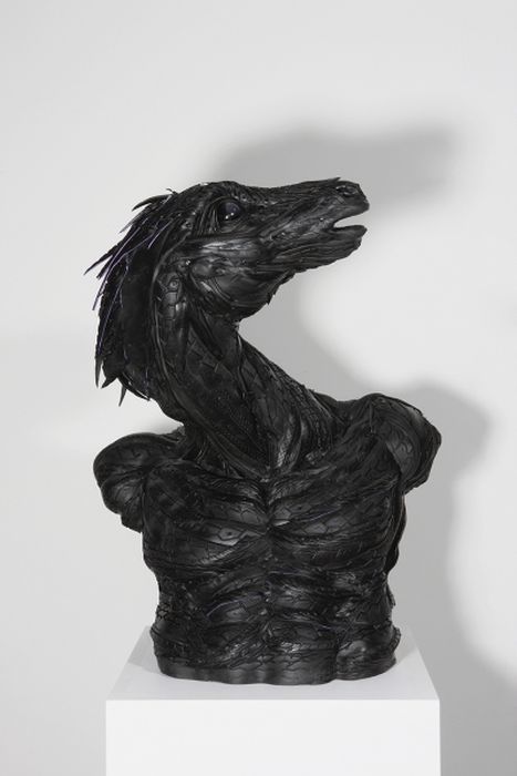 Mutation of contemporary sculptures by Yong Ho Ji