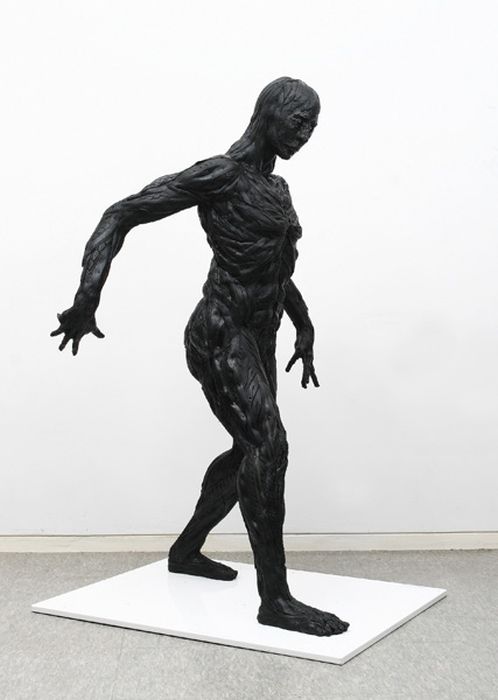 Mutation of contemporary sculptures by Yong Ho Ji