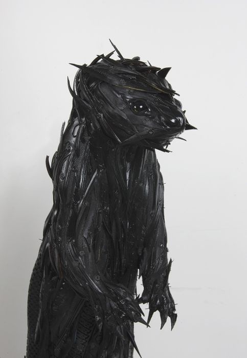 Mutation of contemporary sculptures by Yong Ho Ji