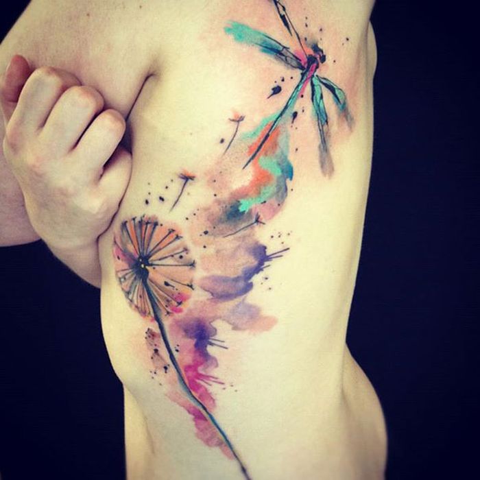 watercolor tattoo