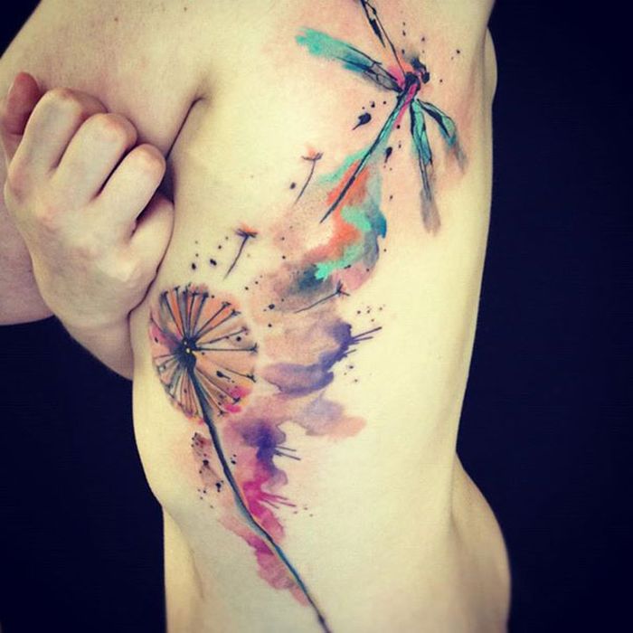 watercolor tattoo