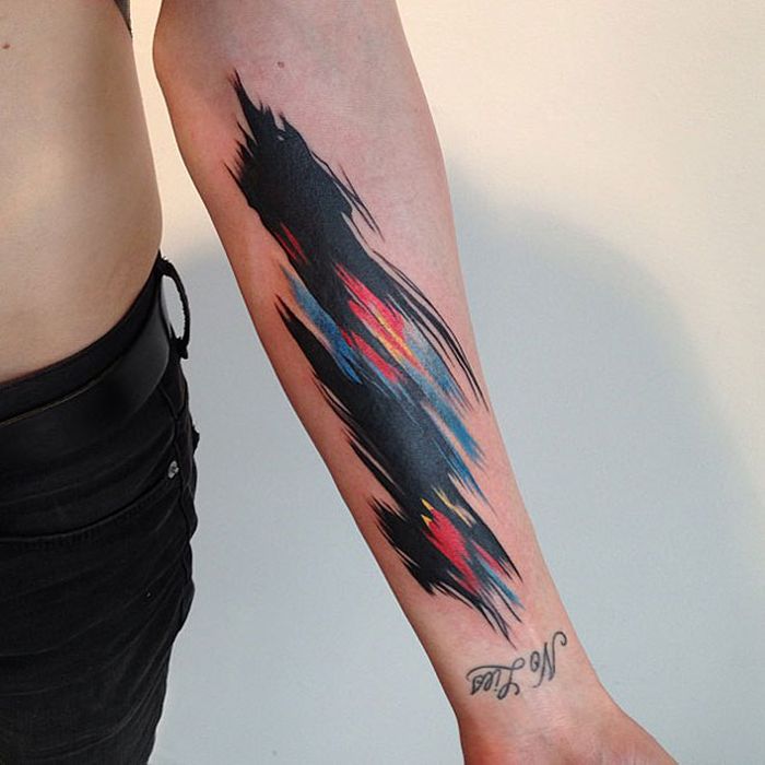 watercolor tattoo