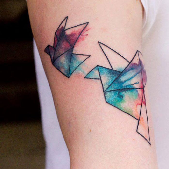 watercolor tattoo