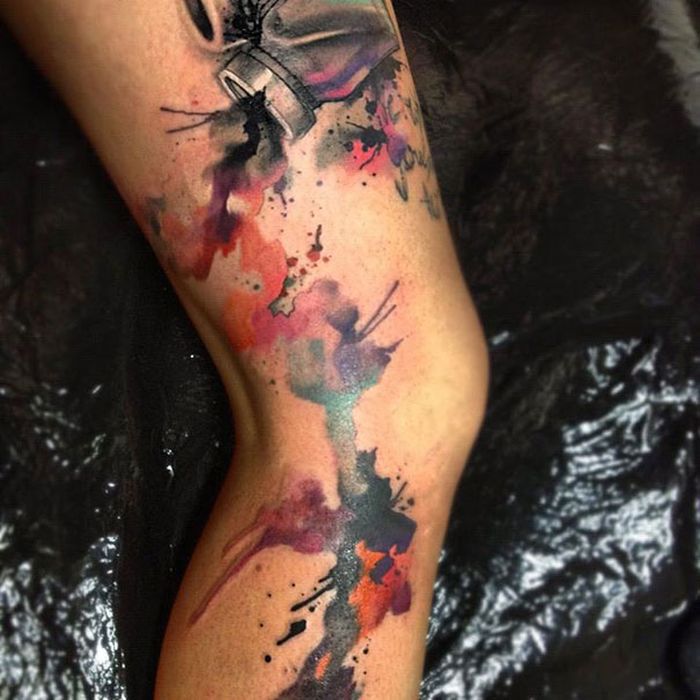 watercolor tattoo