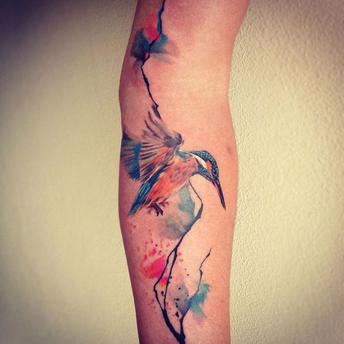 watercolor tattoo