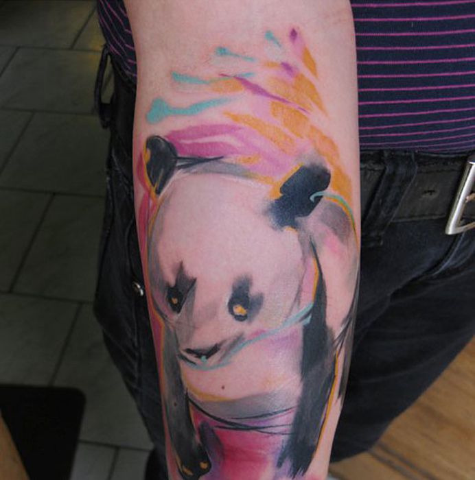 watercolor tattoo