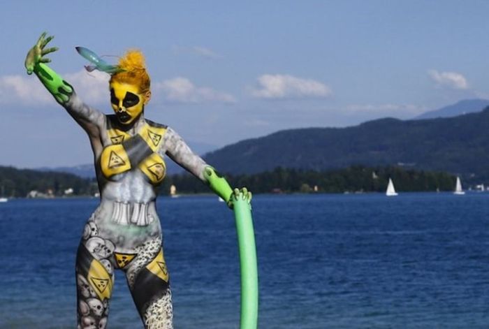 World Bodypainting Festival 2013, Pörtschach, Wörthersee lake, Carinthia, Austria