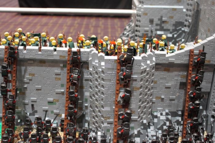 lord of the rings lego, battle of helm's deep